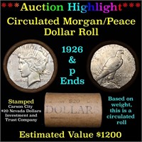*Highlight* Full solid Date 1926-p Peace silver do