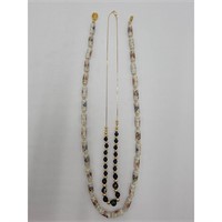 2 Contemporary Chinese Necklace With 14k Gold