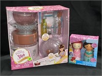 DISNEY PRINCESS COOKWARE SET PLUS BODY WASH