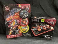 CARS 3 CHECKERS GAME AND SUPER FUN SET