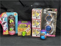 TOY LOT -TECH DECK, EYE POP, BARF BUDDIES AND MORE