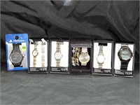 LOT OF 6 DESIGNER WATCHES PLAY STATION AND MORE