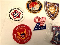 9 ASSORTED PATCHES