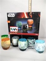 6 pc set Star Wars planetary glassware 10 oz