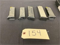5 9mm magazines with taurus box and holster