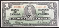 1937 $1 Bank of Canada - A/N5594446