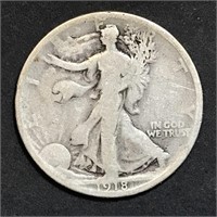 1918 50c SILVER USA