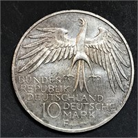 1972 10 Mark Germany SILVER