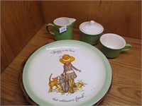 Holly Hobby Collection Plate & Ect.
