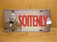 Old Stooge License Plate