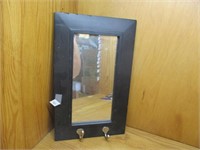 Wall Wood Mirror And Hanger