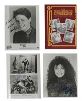 4 Michael J Fox, Peter Weller, Lisa Bonet Signed