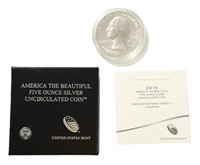 US Mint America The Beautiful 5 Ounce Silver Coin