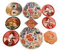 Group of 10 Chinese Embroideries, 19th C#