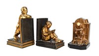 Pair of Ronson Art Metal Works Bookends