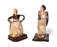 2 Gouda Figures by Amp Smit for N.V. Koninklijke