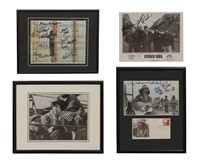 4, Woodstock Musicians Signed Photos