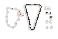 195Cultured Pearl Necklaces & Earrings