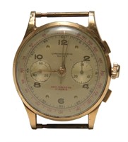 Gentleman's 18K Gold Chronographe Swiss
