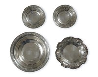 4 Gorham Sterling Silver Dishes