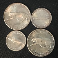 1967 10c & 25c Silver Coins