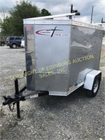 2019 CROSS V-NOSE 4'X6' SINGLE AXLE TRAILER