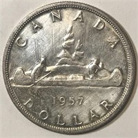 1957 Silver Dollar - Canada