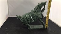 Solid jade horse