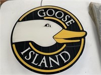 GOOSE ISLAND LIGHTED SIGN