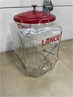 GLASS LANCE JAR