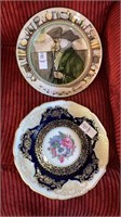 2antique plates “the Doctor” Royal Doulton &