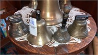 Lot of 4 brass bells