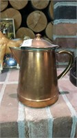 Tagus copper coffee pot made in Portugal