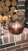 Dovetailed copper water kettle