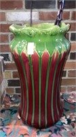 Unmarked Roseville ? Pottery Umbrella stand 21”