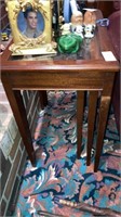 Glass top nesting side tables set of 3 no