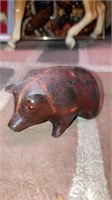 Mini cast iron pig