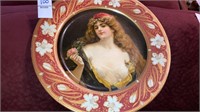 Vienna art plate 1905 gypsy girl