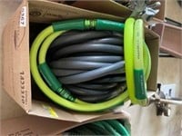 Box of garden hoses