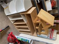 Misc. wooden shelves 8+/-