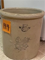 Western Maple Leaf 5 Gallon Crock