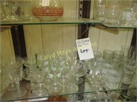 Bar Ware & Stemware - Vintage Glass & Crystal