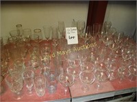 Table Top Lot! - Vintage Glass & Crystal Stemware