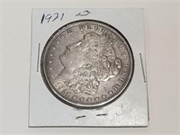 1921 "D" Morgan Silver Dollar