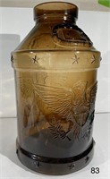 Vintage 5 Gallon Eagle and Star Glass Jar