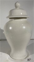White Porcelain Apothecary Jar