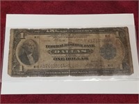 RARE 1914 $1 Bill from Dallas , TX