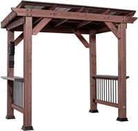 Backyard Discovery Saxony Wooden Grill Gazebo