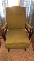 Green rocking chair