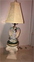 Angel themed lamps with stands